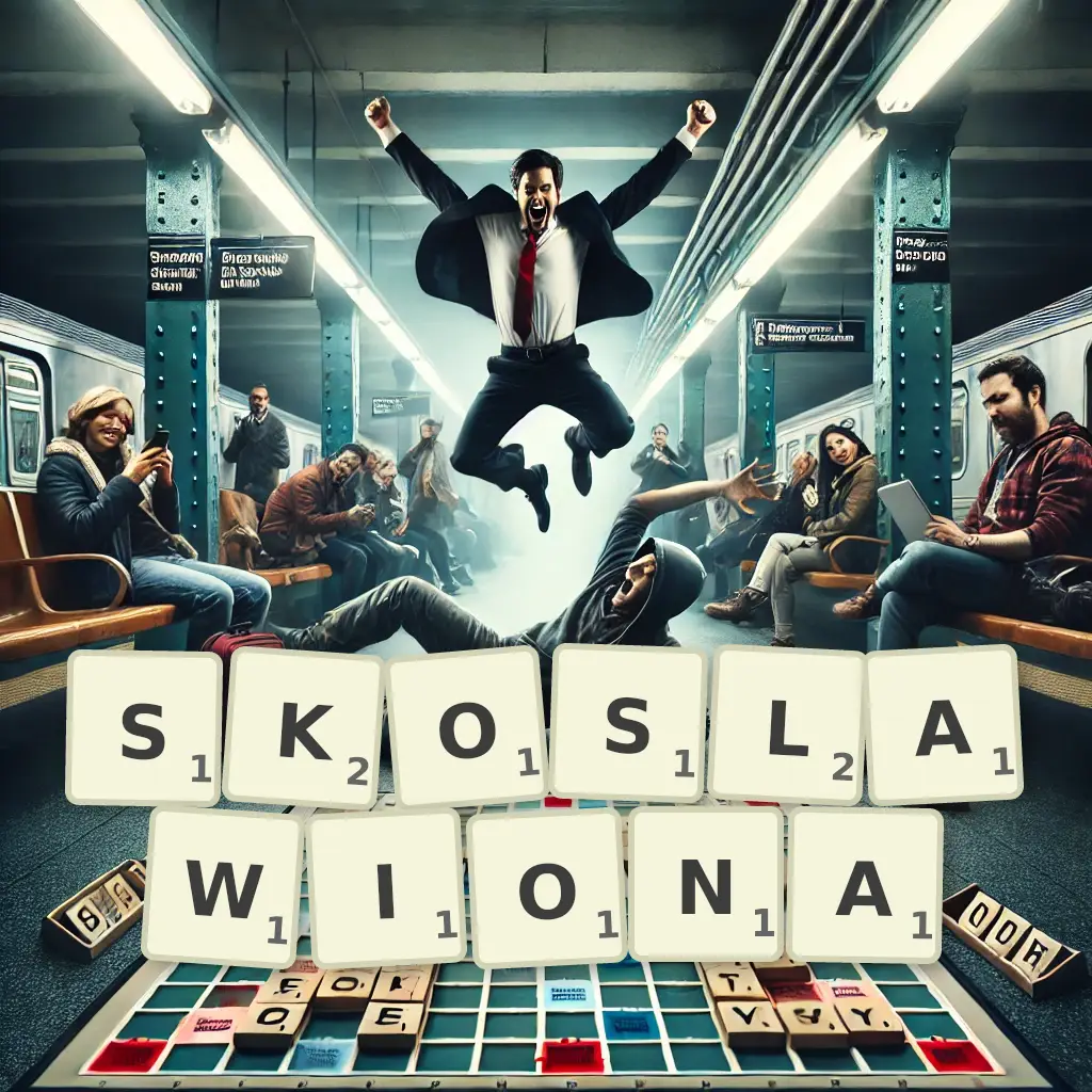 Słowa z liter SKOŚLAWIONĄ