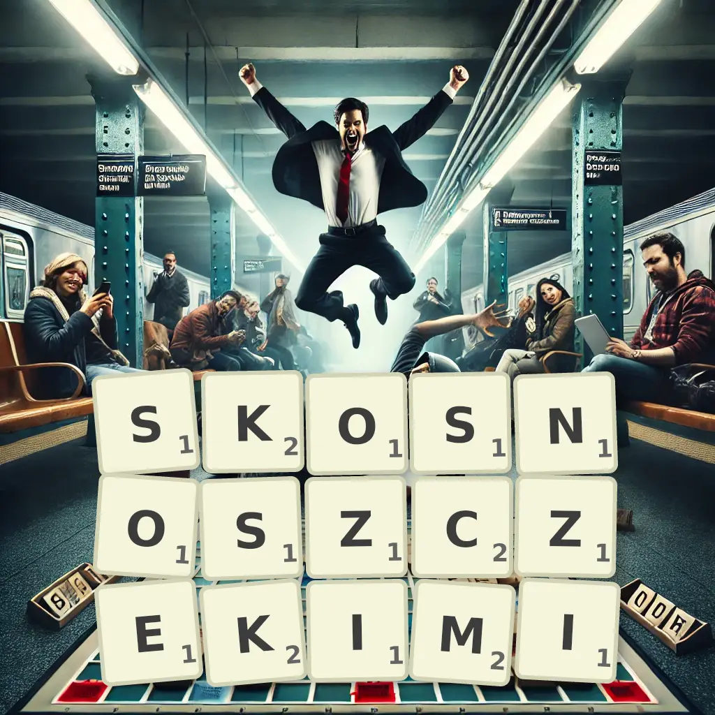Słowa z liter SKOŚNOSZCZĘKIMI