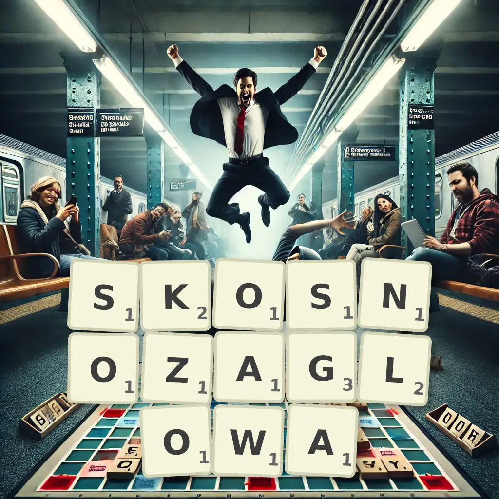Słowa z liter SKOŚNOŻAGLOWĄ