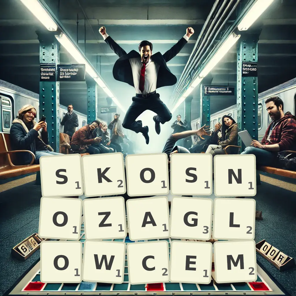 Słowa z liter SKOŚNOŻAGLOWCEM