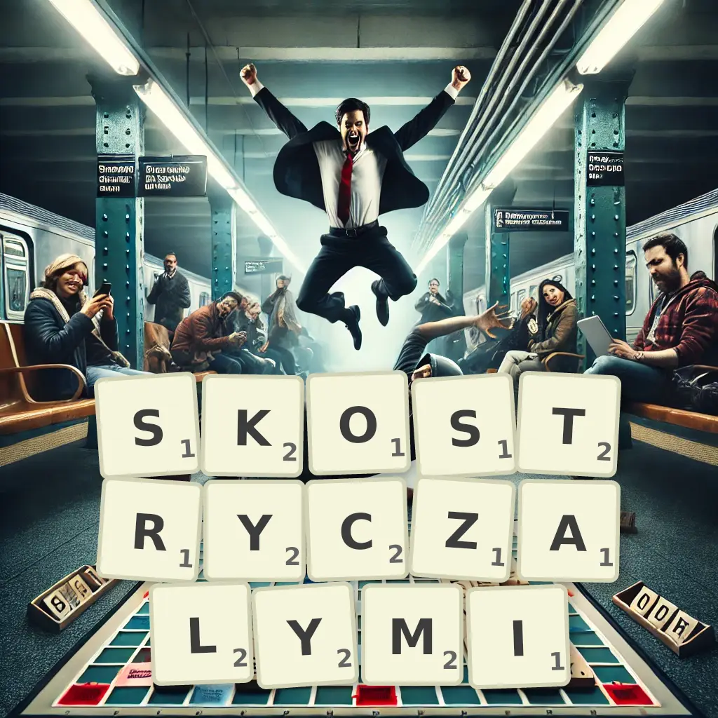 Słowa z liter SKOSTRYCZAŁYMI