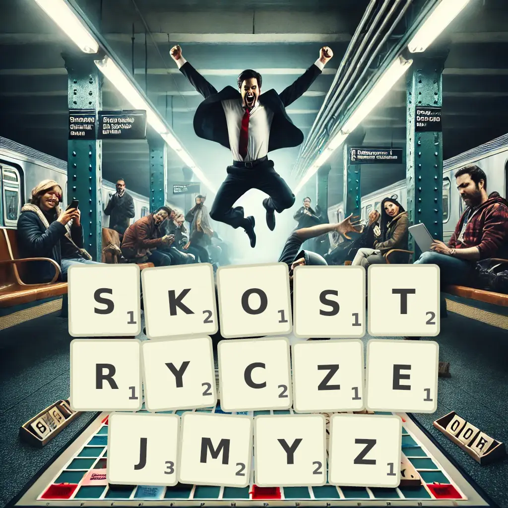 Słowa z liter SKOSTRYCZEJMYŻ