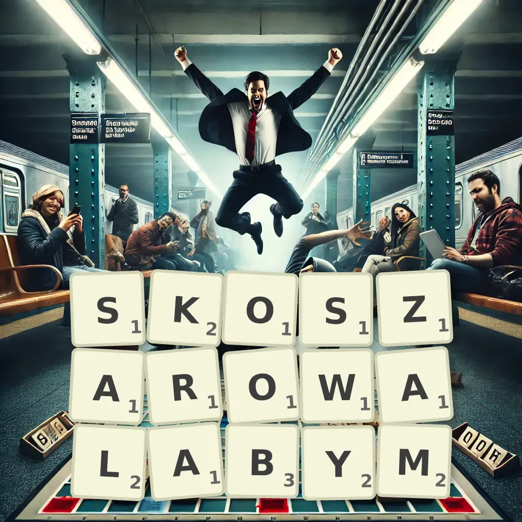 Słowa z liter SKOSZAROWAŁABYM