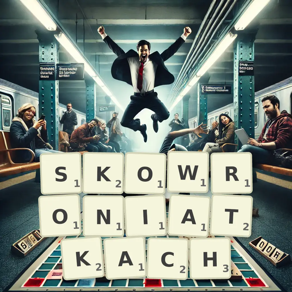 Słowa z liter SKOWRONIĄTKACH
