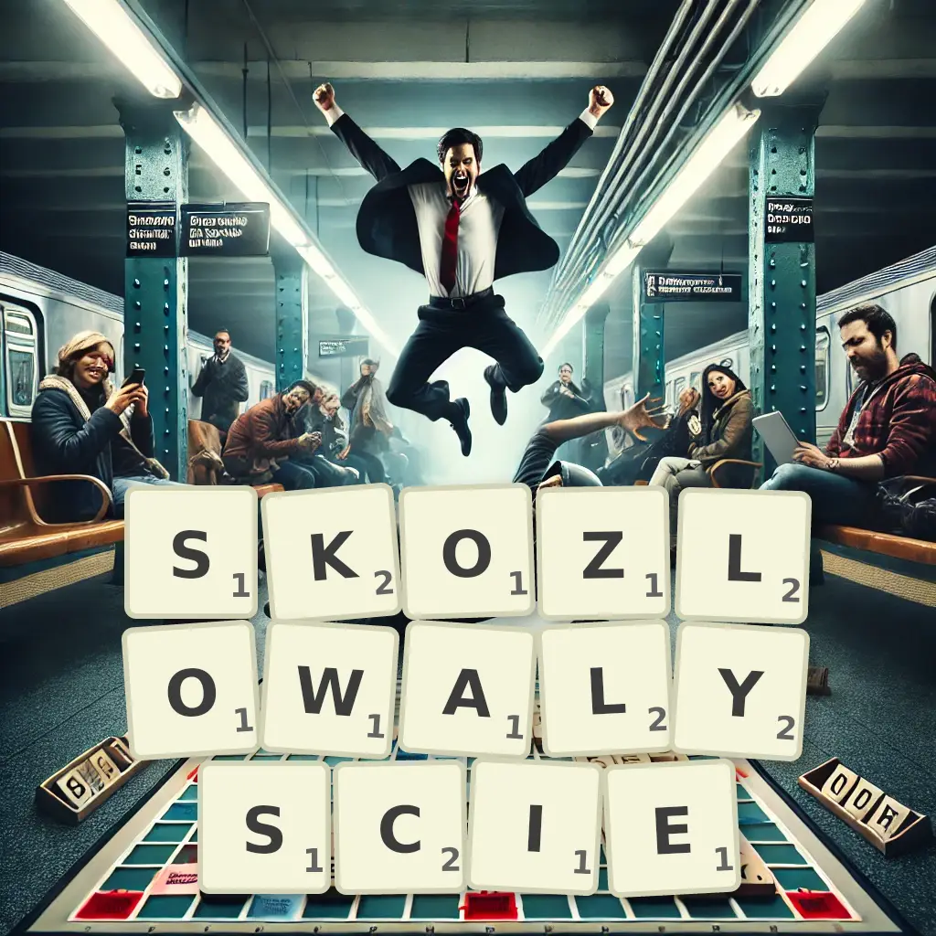 Słowa z liter SKOZŁOWAŁYŚCIE
