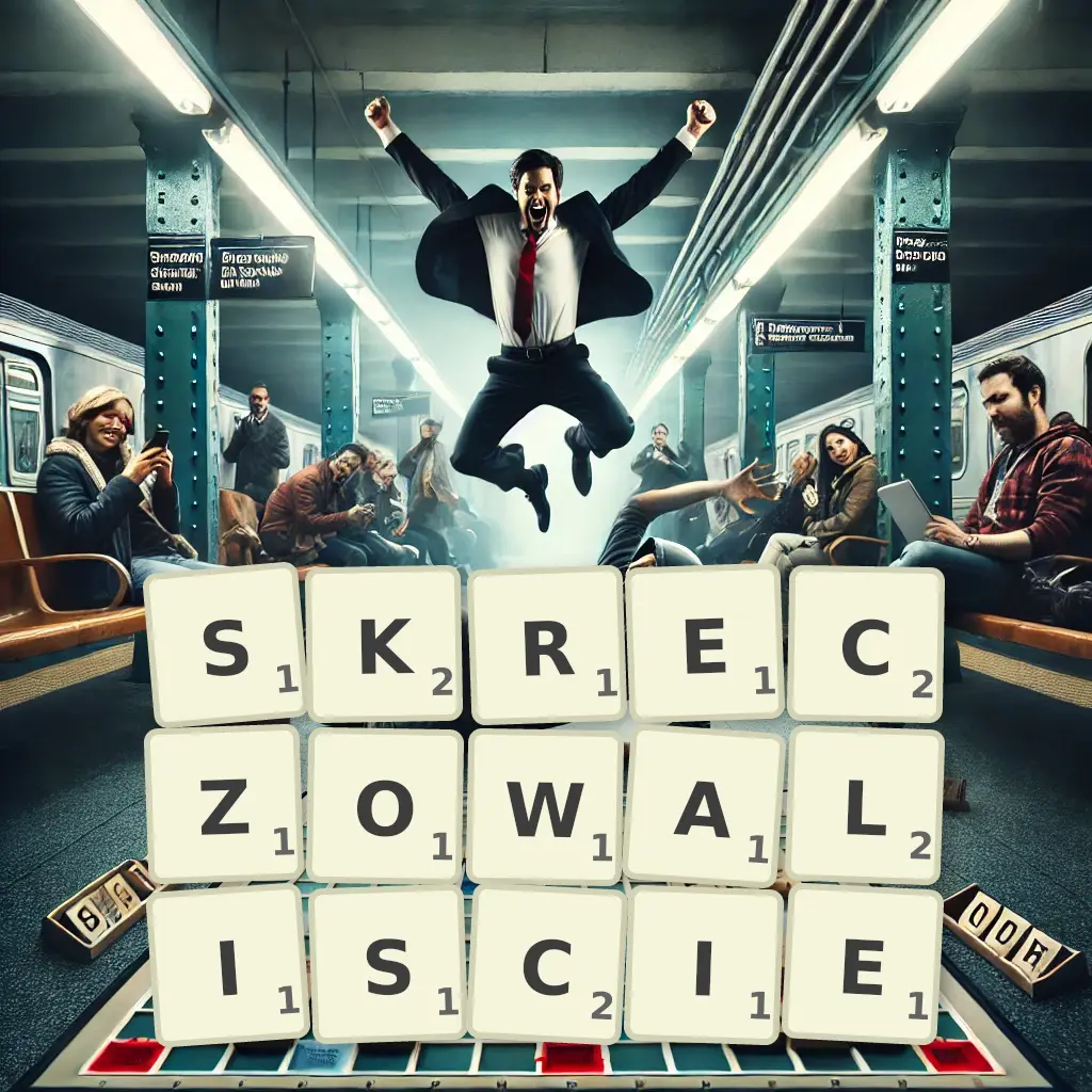 Słowa z liter SKRECZOWALIŚCIE