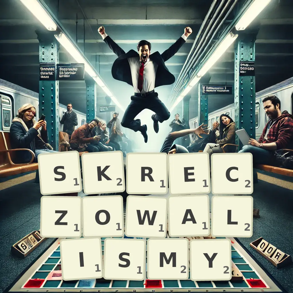 Słowa z liter SKRECZOWALIŚMY