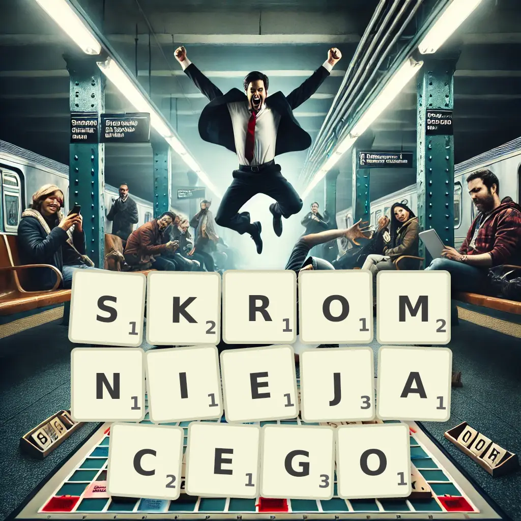Słowa z liter SKROMNIEJĄCEGO