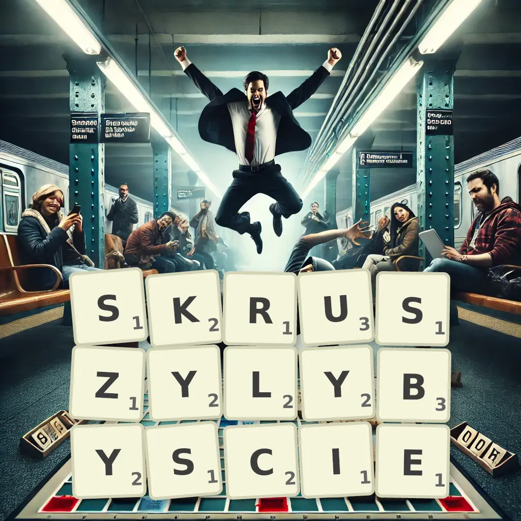 Słowa z liter SKRUSZYŁYBYŚCIE