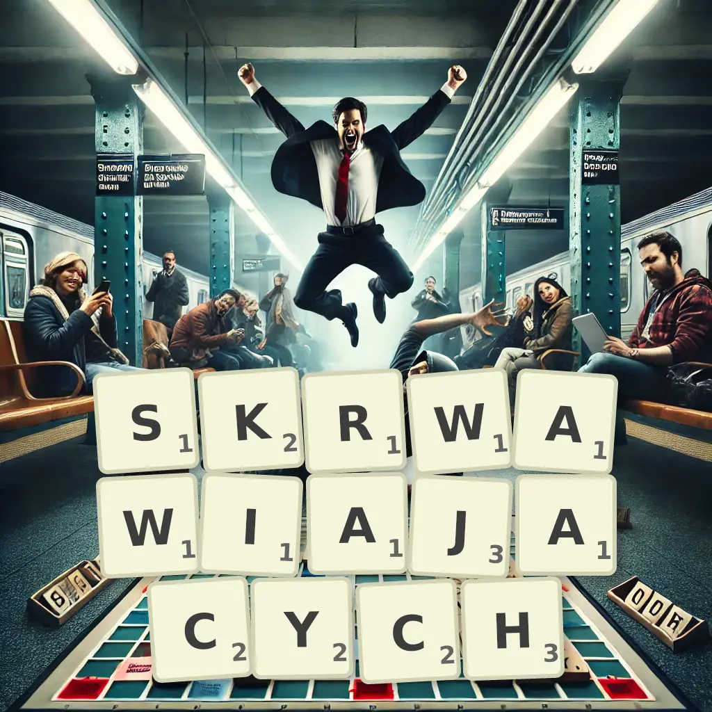 Słowa z liter SKRWAWIAJĄCYCH