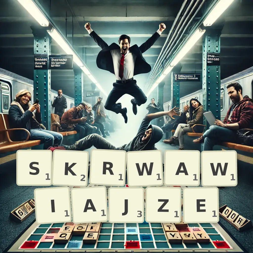 Słowa z liter SKRWAWIAJŻE