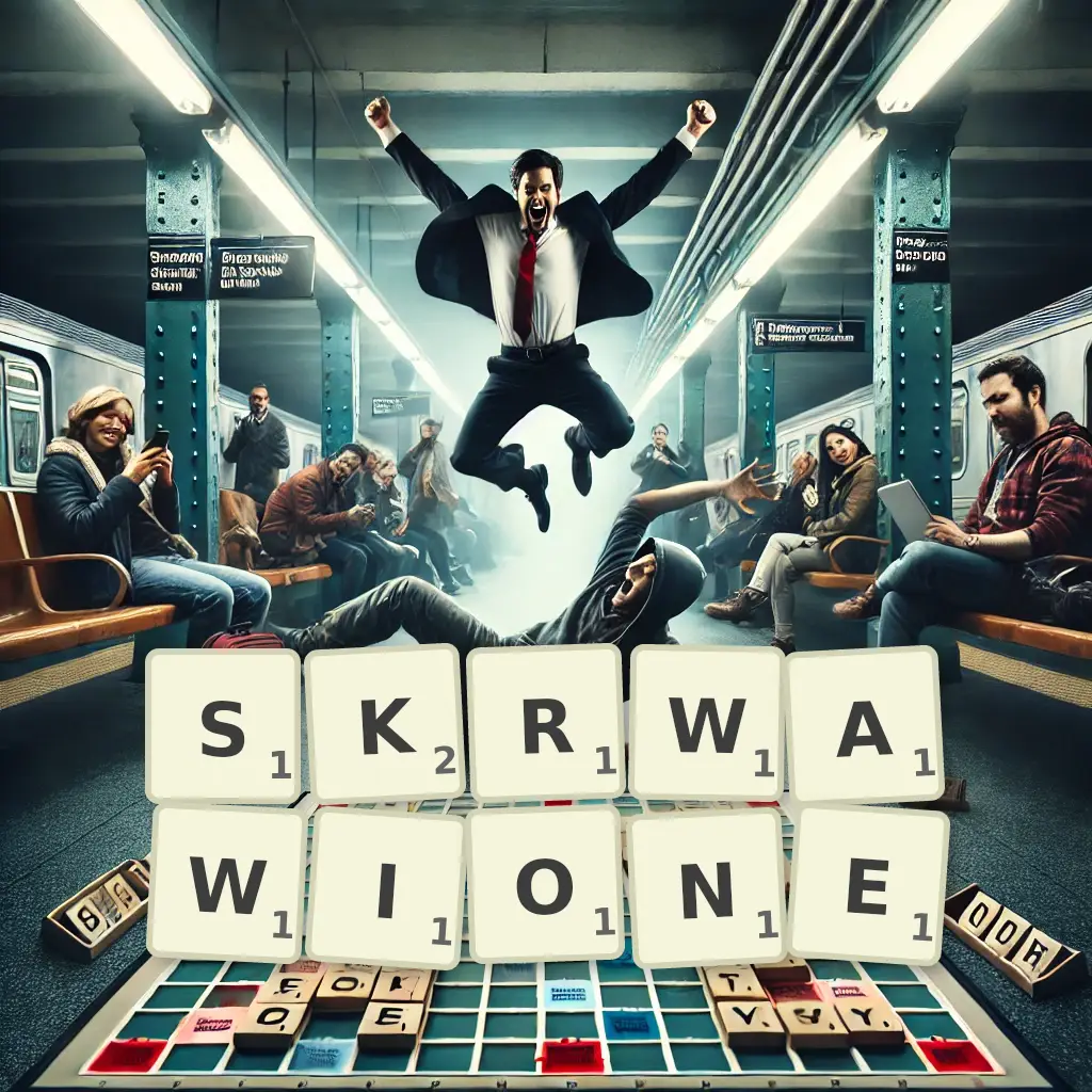 Słowa z liter SKRWAWIONE