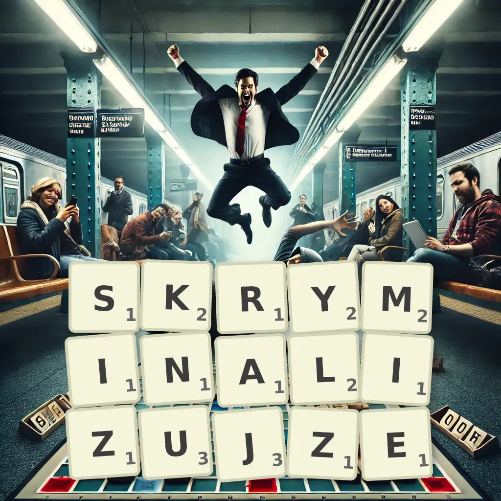 Słowa z liter SKRYMINALIZUJŻE