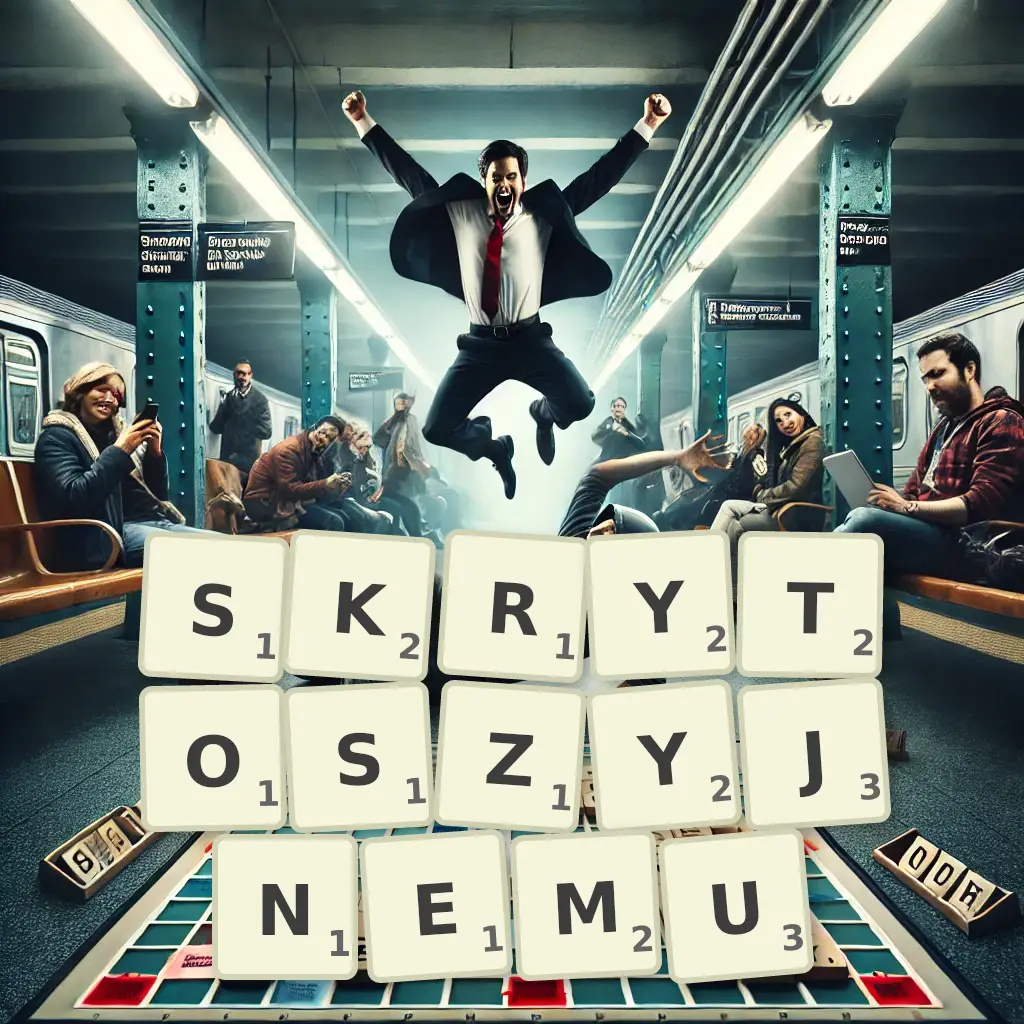 Słowa z liter SKRYTOSZYJNEMU
