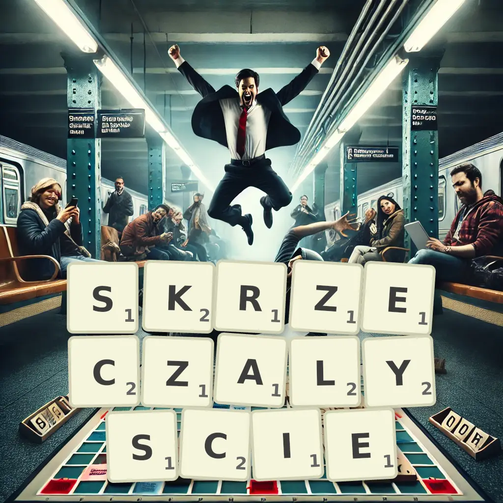 Słowa z liter SKRZECZAŁYŚCIE