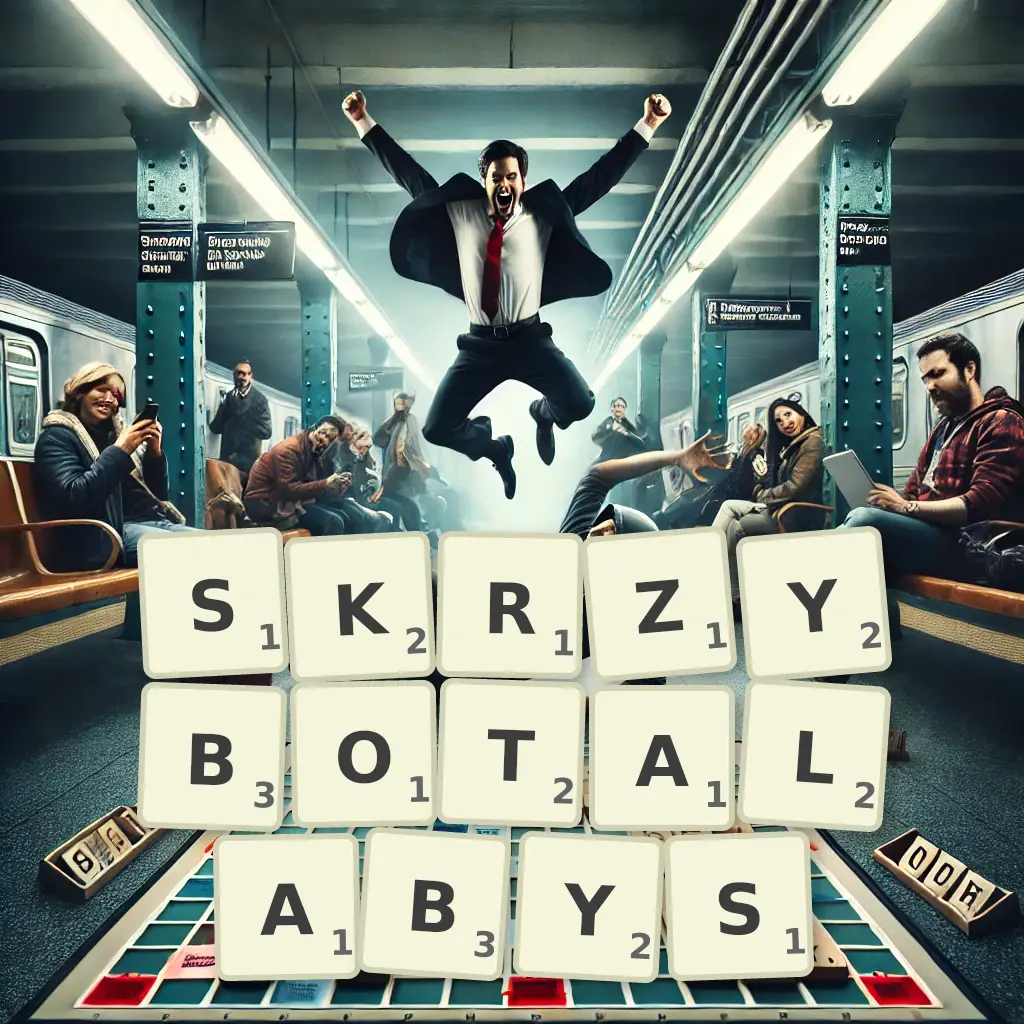 Słowa z liter SKRZYBOTAŁABYŚ