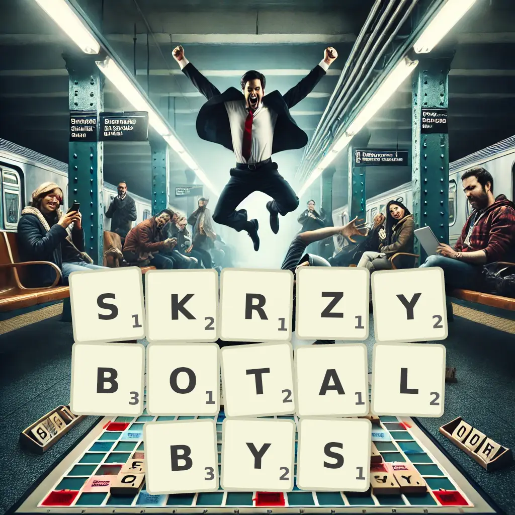 Słowa z liter SKRZYBOTAŁBYŚ