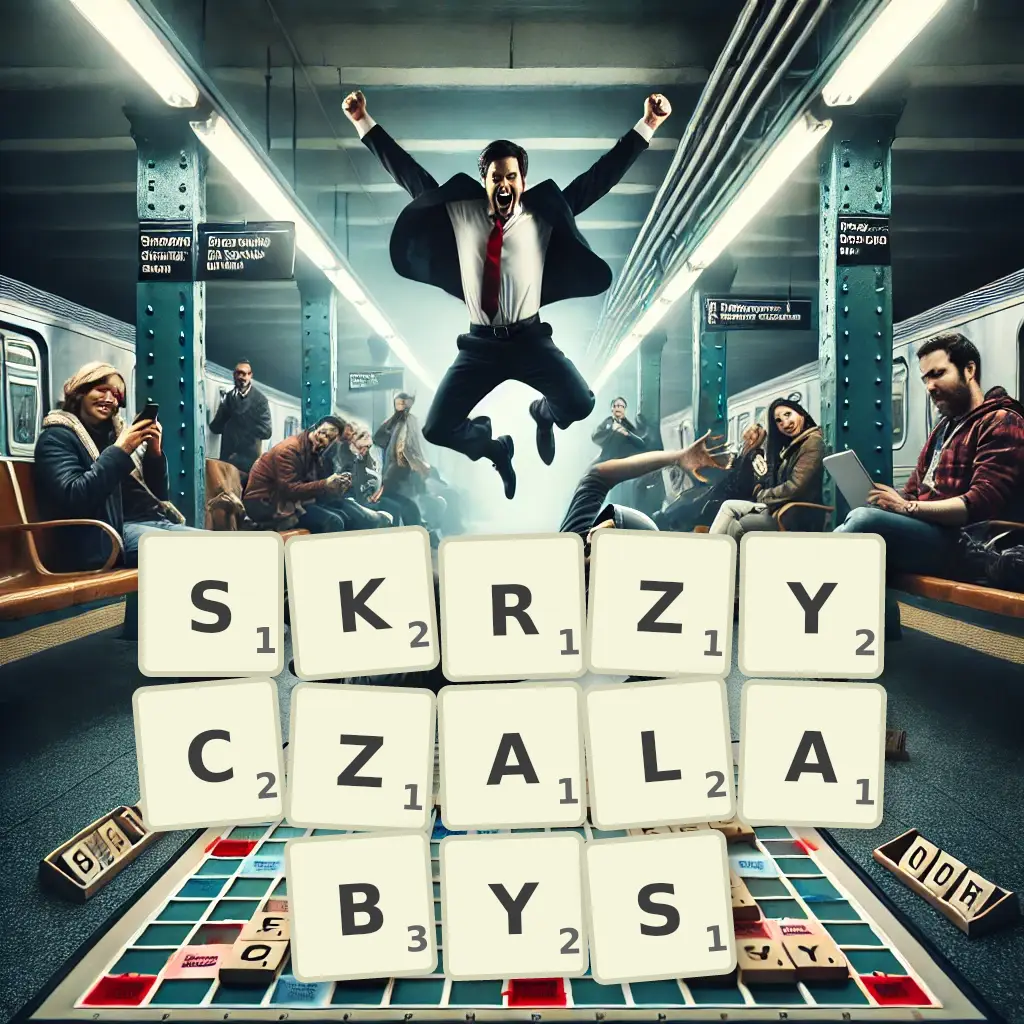 Słowa z liter SKRZYCZAŁABYŚ