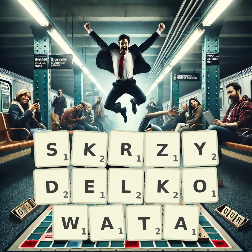 Słowa z liter SKRZYDEŁKOWATA