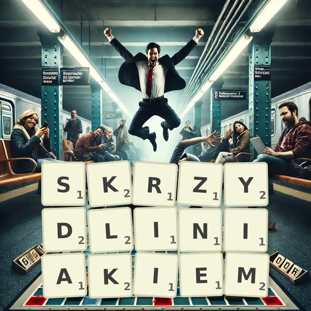 Słowa z liter SKRZYDLINIAKIEM