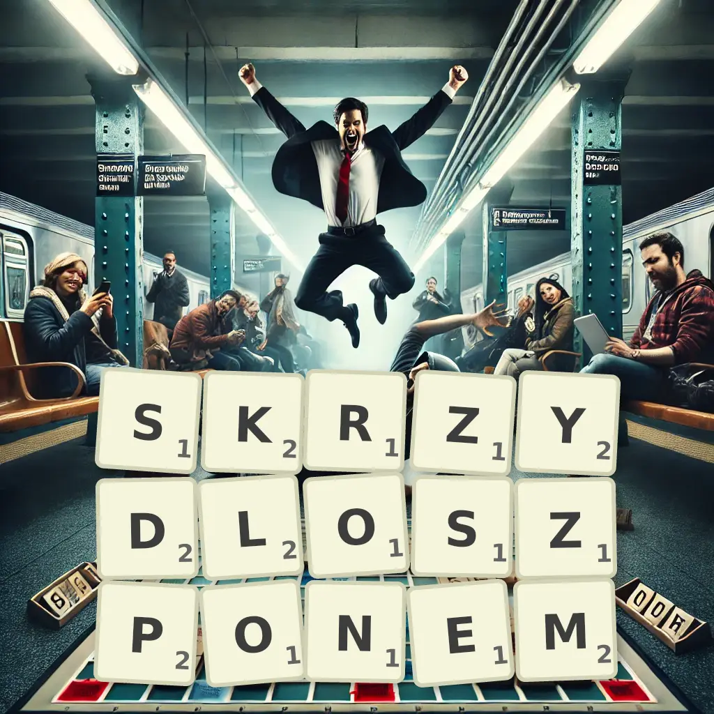 Słowa z liter SKRZYDŁOSZPONEM