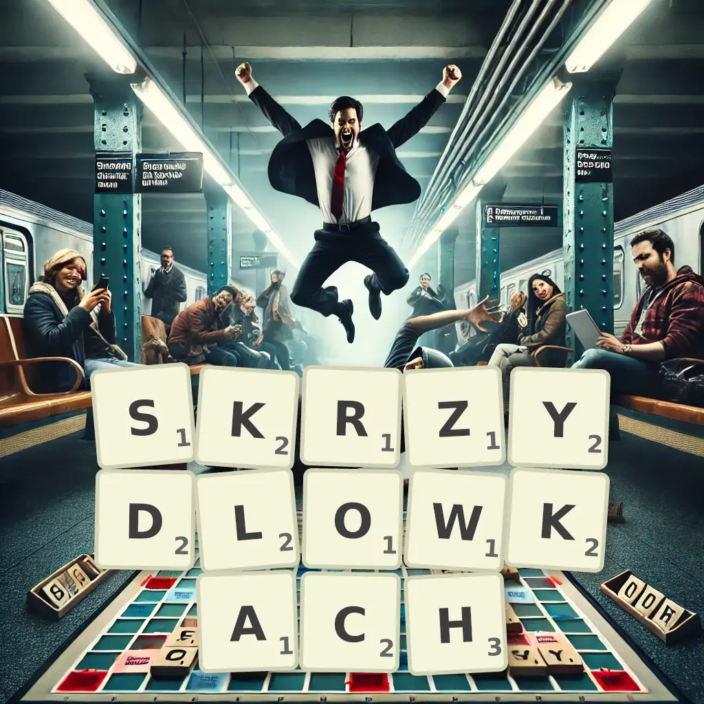 Słowa z liter SKRZYDŁÓWKACH