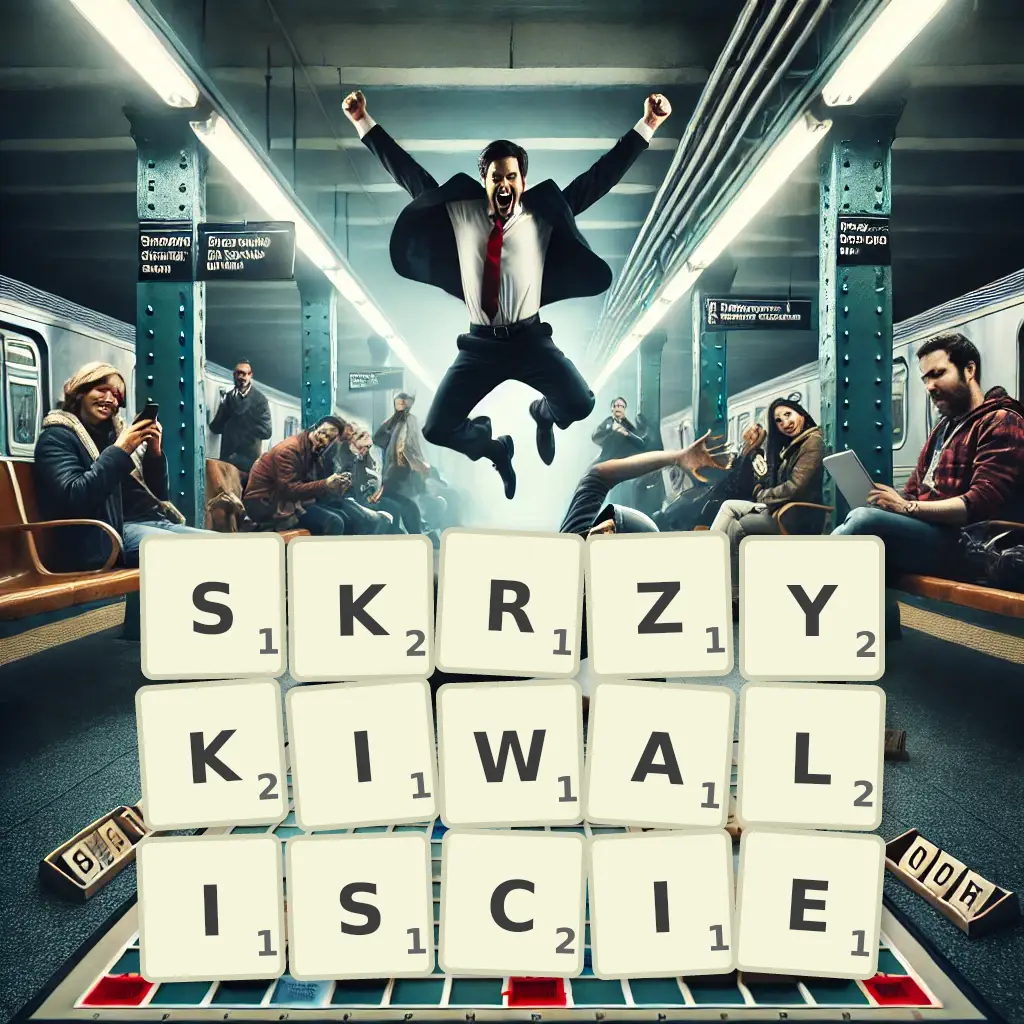 Słowa z liter SKRZYKIWALIŚCIE