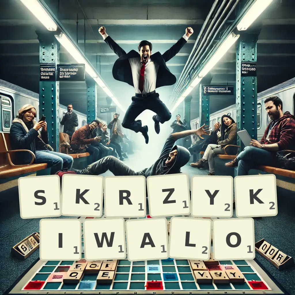 Słowa z liter SKRZYKIWAŁO