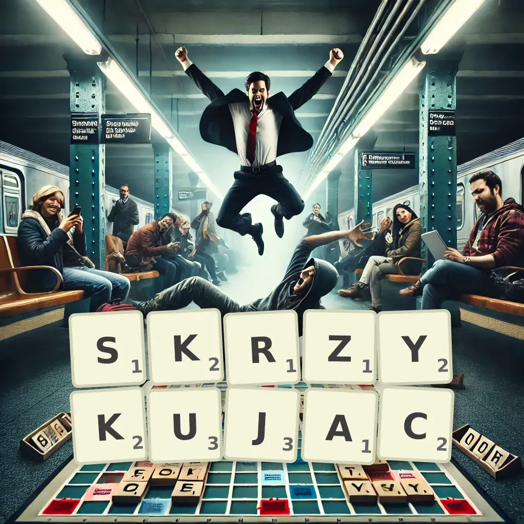 Słowa z liter SKRZYKUJĄC