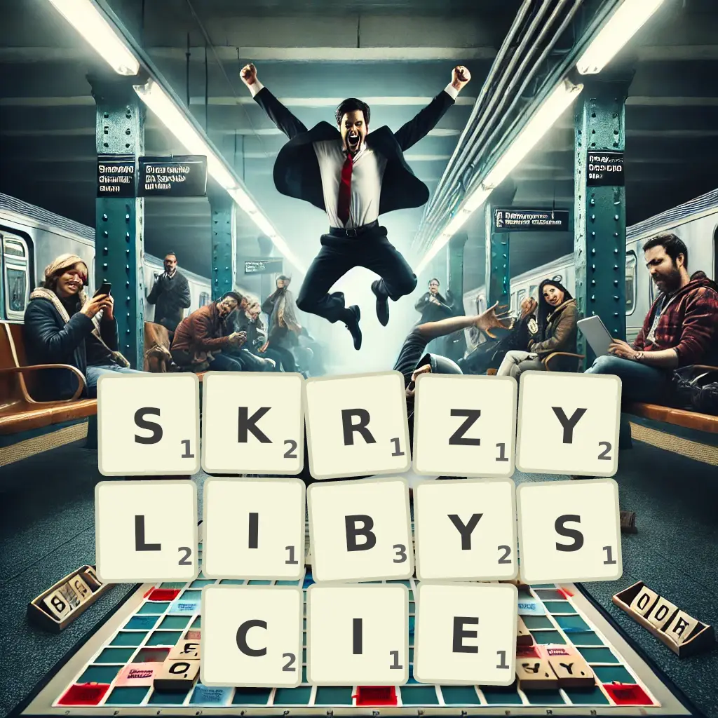 Słowa z liter SKRZYLIBYŚCIE