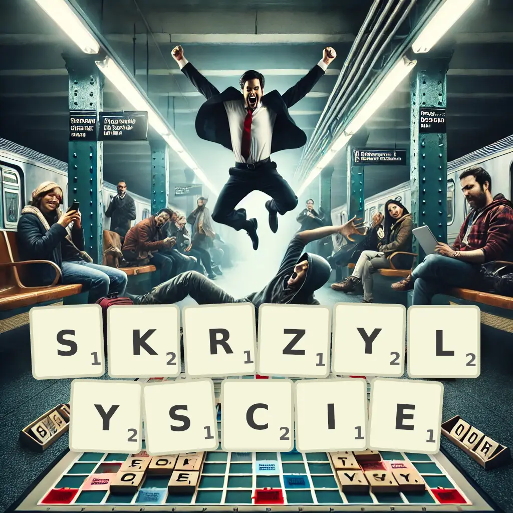 Słowa z liter SKRZYŁYŚCIE