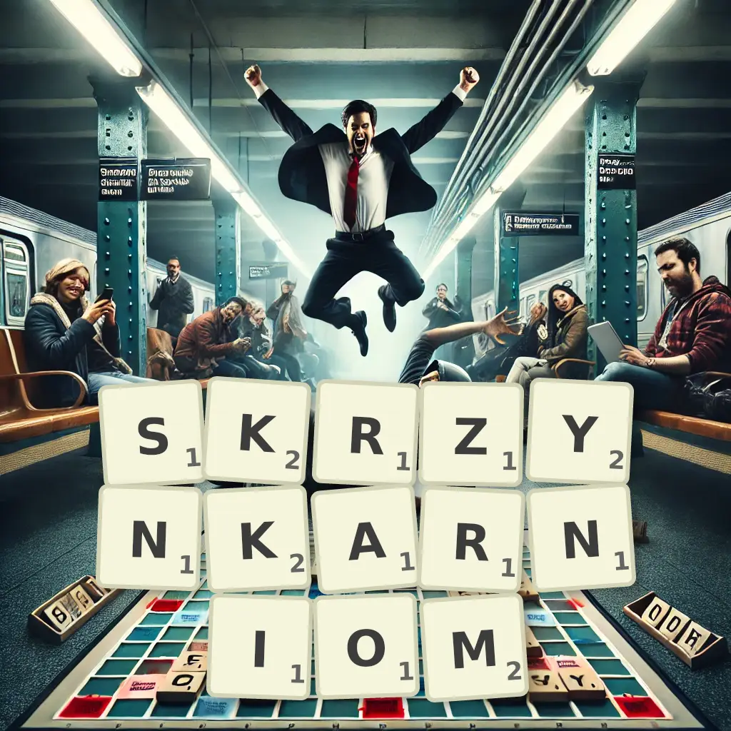 Słowa z liter SKRZYNKARNIOM