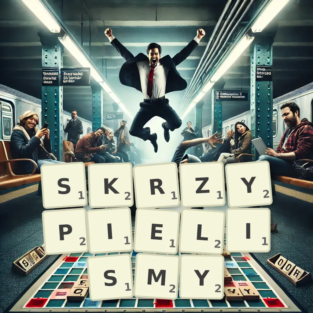 Słowa z liter SKRZYPIELIŚMY