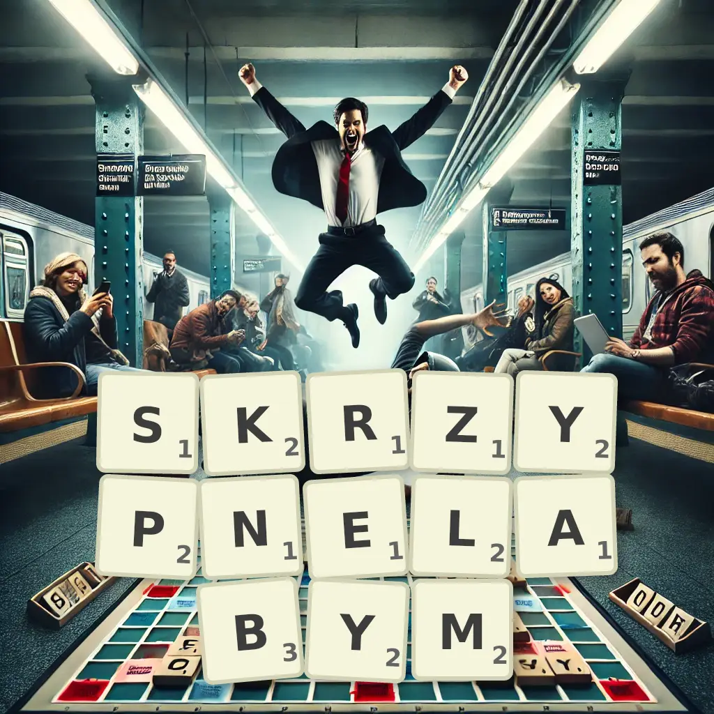 Słowa z liter SKRZYPNĘŁABYM
