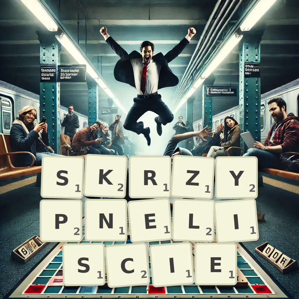 Słowa z liter SKRZYPNĘLIŚCIE