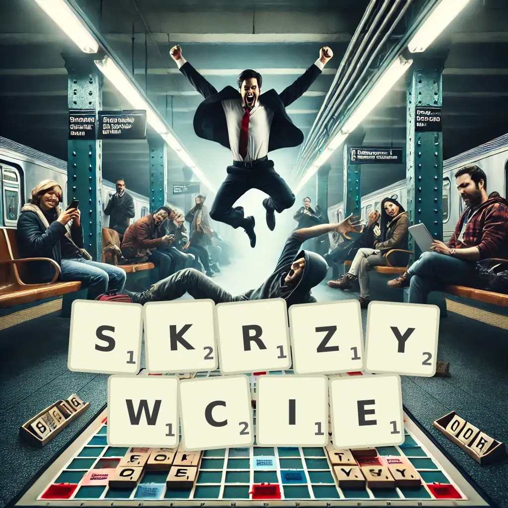 Słowa z liter SKRZYWCIE