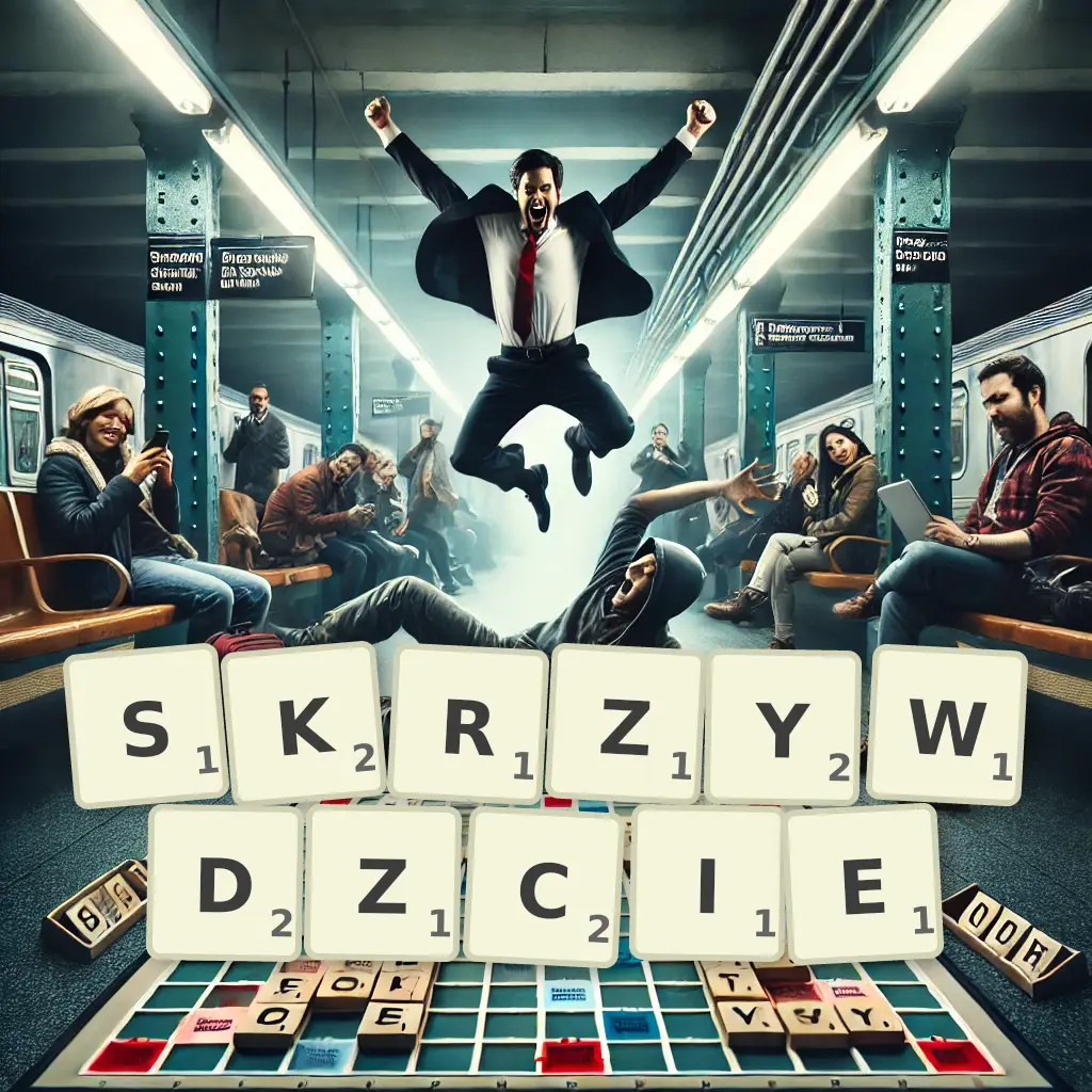 Słowa z liter SKRZYWDŹCIE