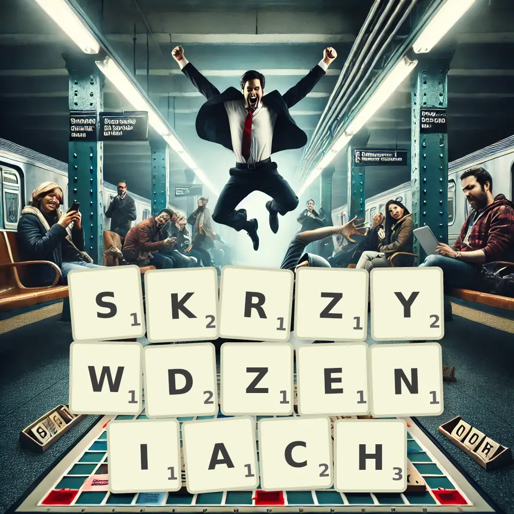 Słowa z liter SKRZYWDZENIACH