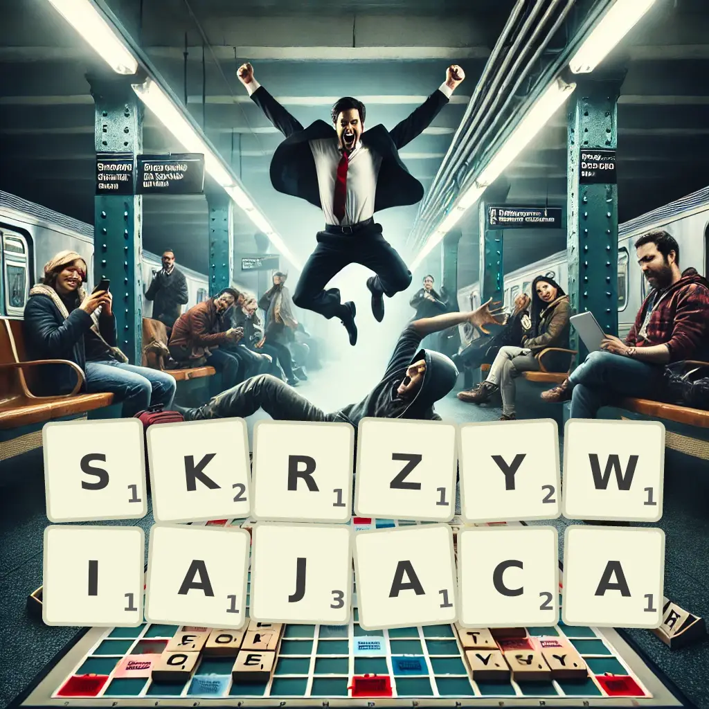 Słowa z liter SKRZYWIAJĄCĄ