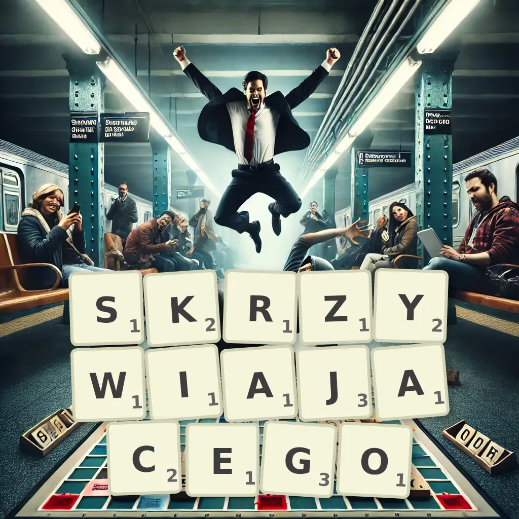 Słowa z liter SKRZYWIAJĄCEGO