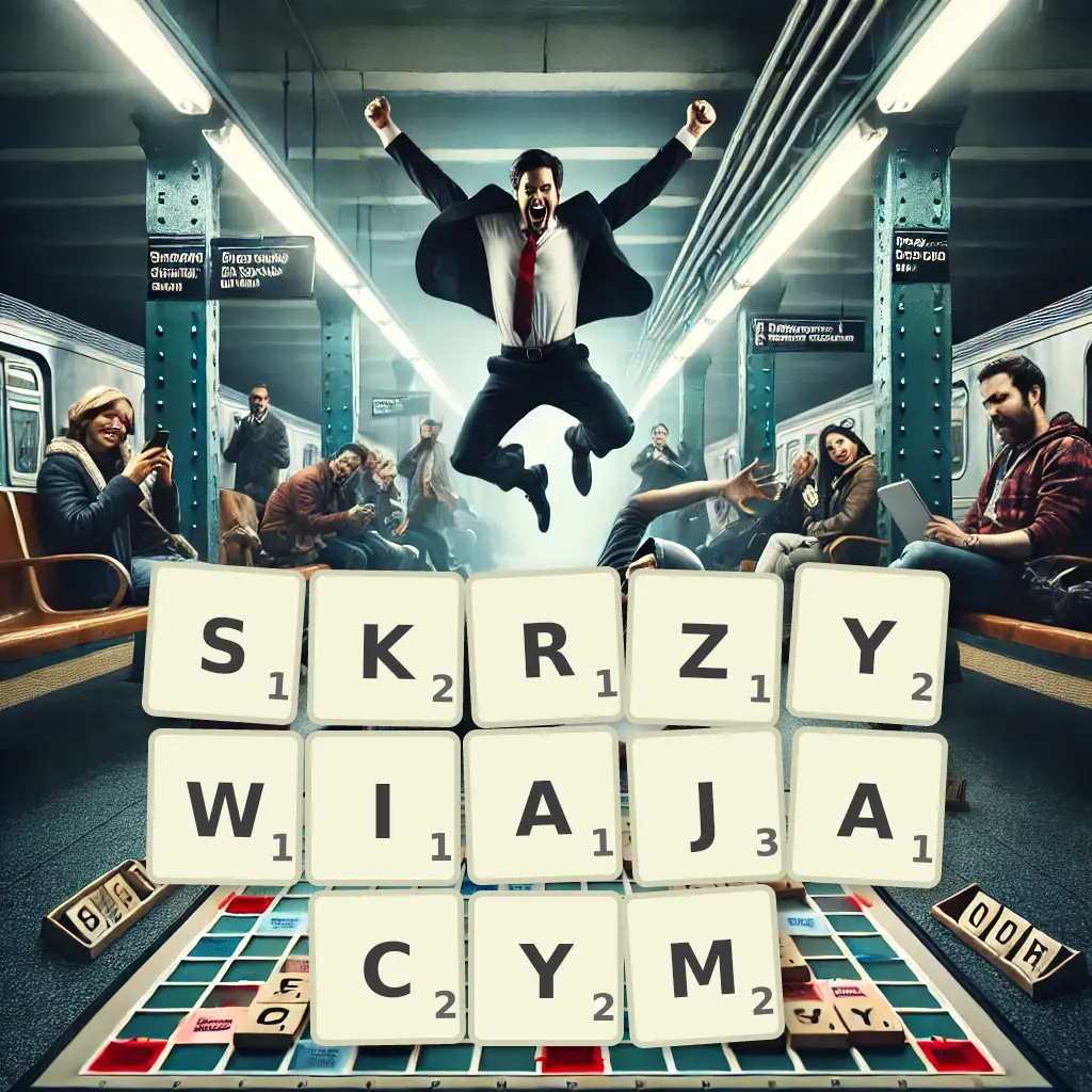 Słowa z liter SKRZYWIAJĄCYM