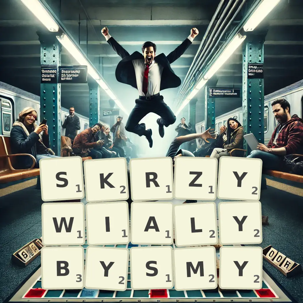 Lista słów z liter SKRZYWIAŁYBYŚMY Słowa z liter SKRZYWIAŁYBYŚMY
