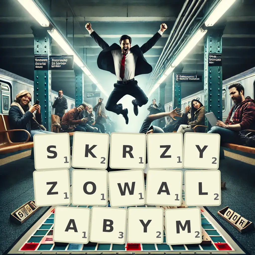 Słowa z liter SKRZYŻOWAŁABYM