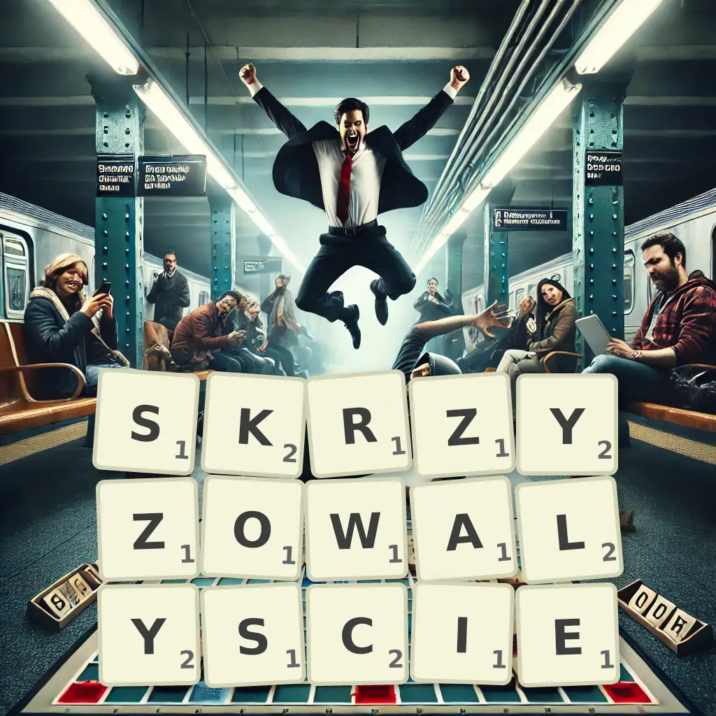 Słowa z liter SKRZYŻOWAŁYŚCIE