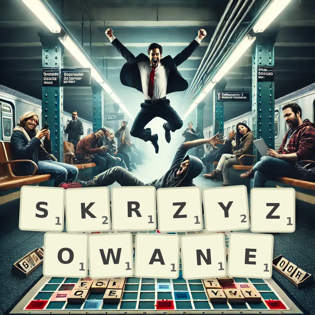 Słowa z liter SKRZYŻOWANE