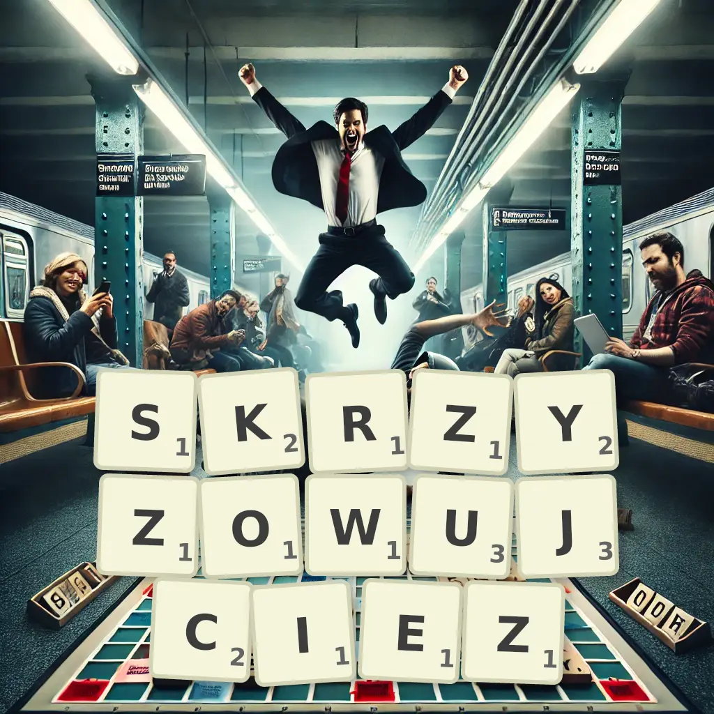 Słowa z liter SKRZYŻOWUJCIEŻ
