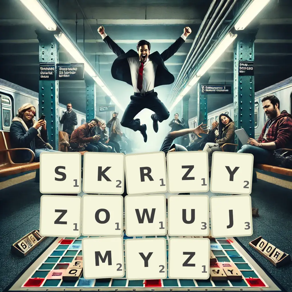 Słowa z liter SKRZYŻOWUJMYŻ