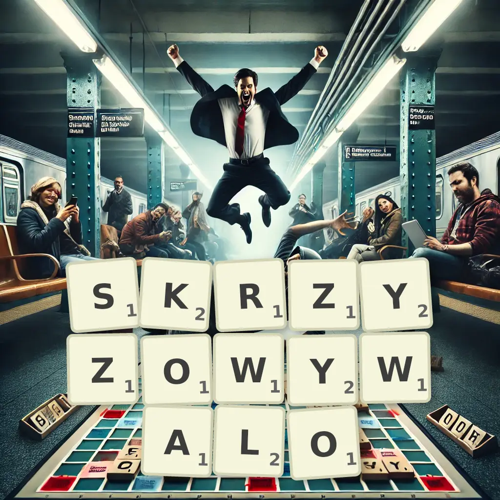 Słowa z liter SKRZYŻOWYWAŁO