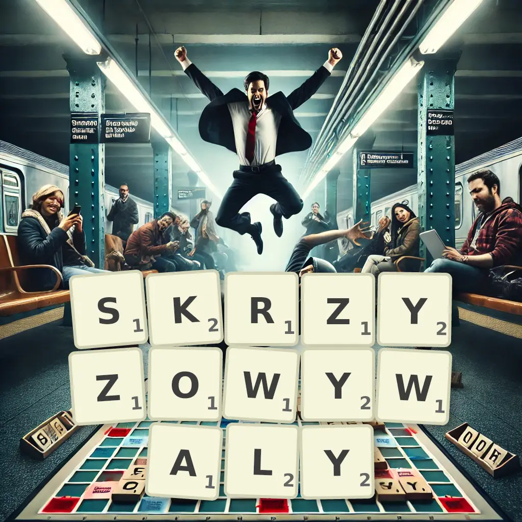 Słowa z liter SKRZYŻOWYWAŁY