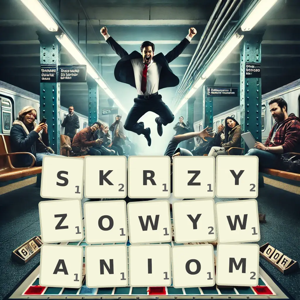 Słowa z liter SKRZYŻOWYWANIOM